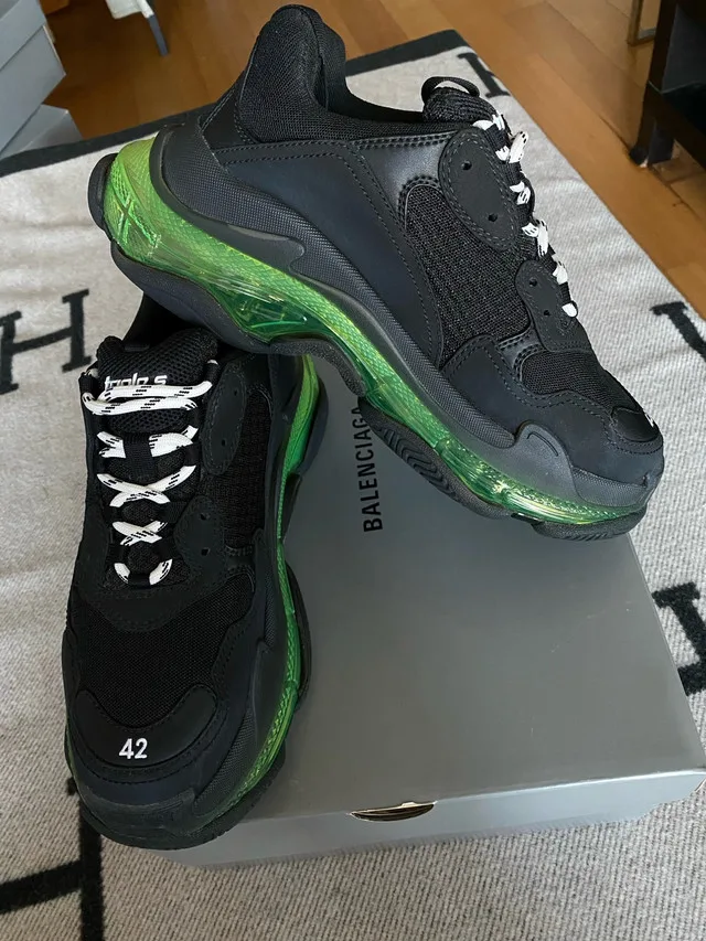 Balenciaga Triple S Clear Sole Sneaker Black image indicator(4)