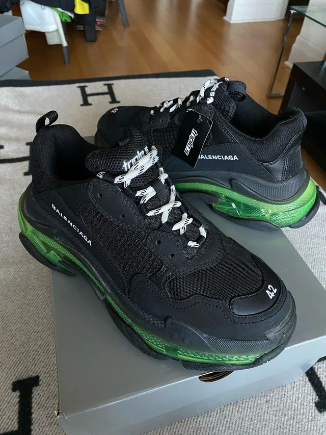 Balenciaga Triple S Clear Sole Sneaker Black image indicator(5)