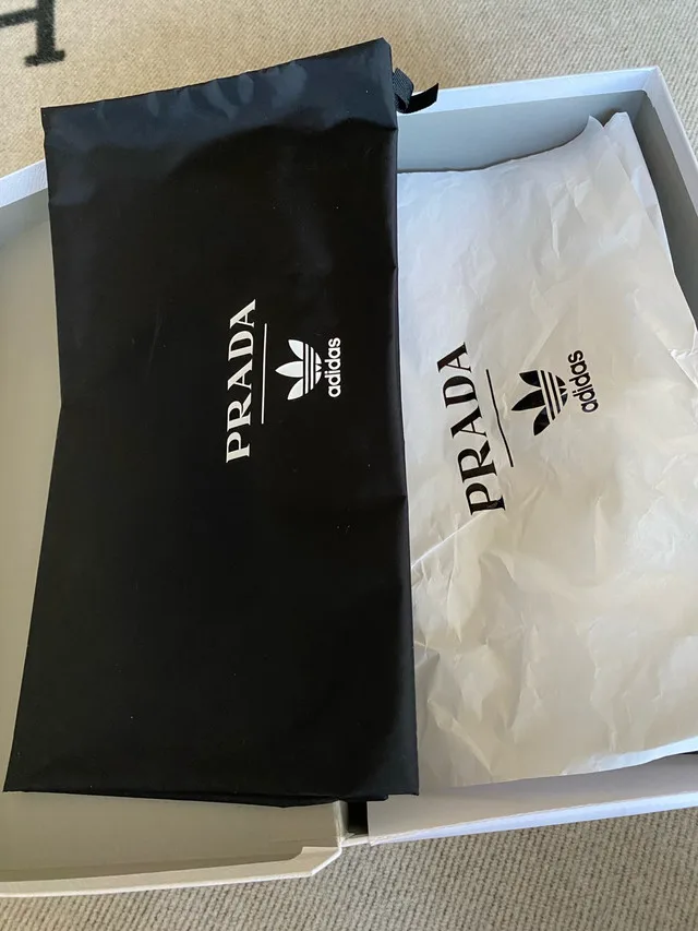 Prada X Adidas Superstar Sneakers US8.5 White image indicator(2)