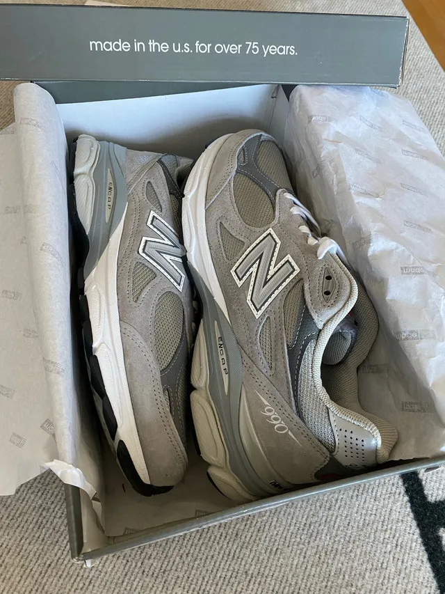 New Balance 990V3 Sneakers US 9 Grey thumbnail