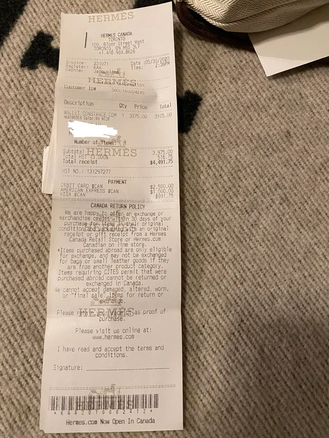 Hermes Constance Compact Wallet Black Gold image indicator(10)