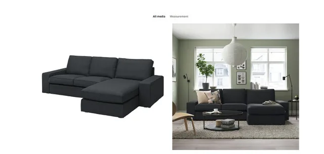 IKEA KIVIK Sofa Three Seater image indicator(8)