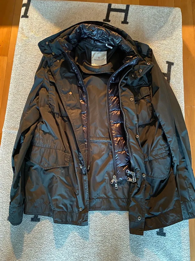 Moncler Nylon Parka Black Size 3 thumbnail