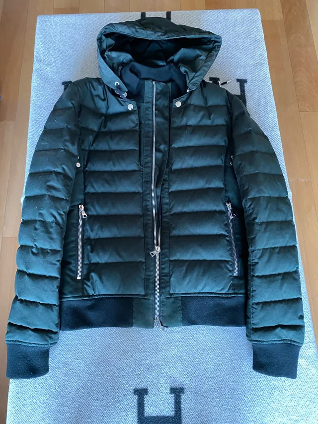 Balmain Down Jacket Pine Green Size Medium Authentic thumbnail