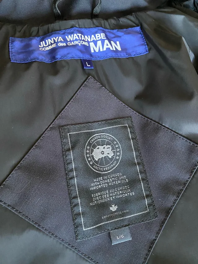 Canada Goose X Junya Watanabe Down Parka Jacket Size Large image indicator(8)