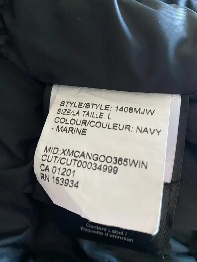 Canada Goose X Junya Watanabe Down Parka Jacket Size Large image indicator(10)