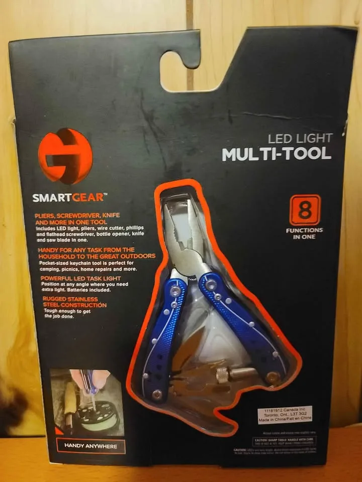 Smart gear 8 in 1 multifunctional tool - Brand new sealed image indicator(2)