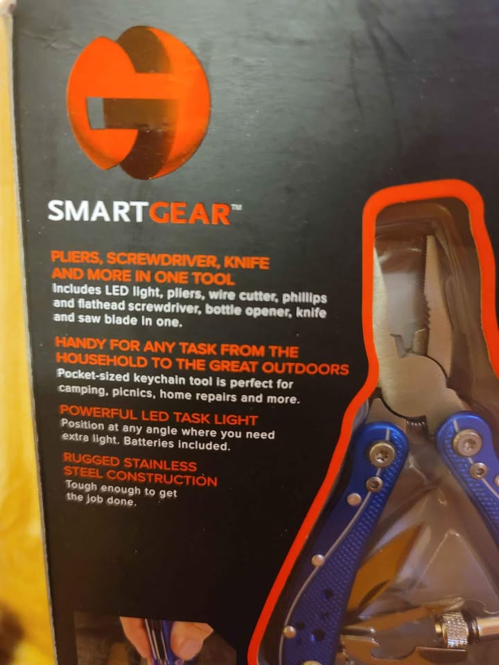 Smart gear 8 in 1 multifunctional tool - Brand new sealed - photo 3