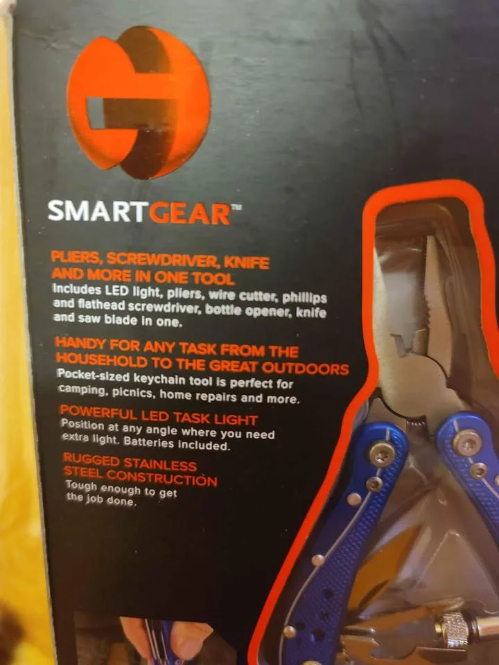 Smart gear 8 in 1 multifunctional tool - Brand new sealed image indicator(3)