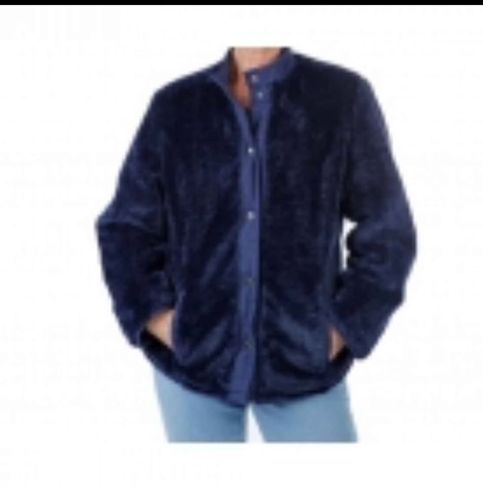 2 in 1 - Double sided Jacket - Brand new- Navy blue - photo 2
