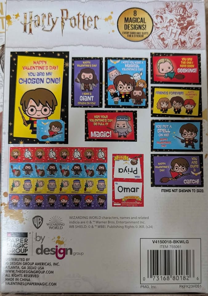 Harry Potter themed stickers & cards - photo 2