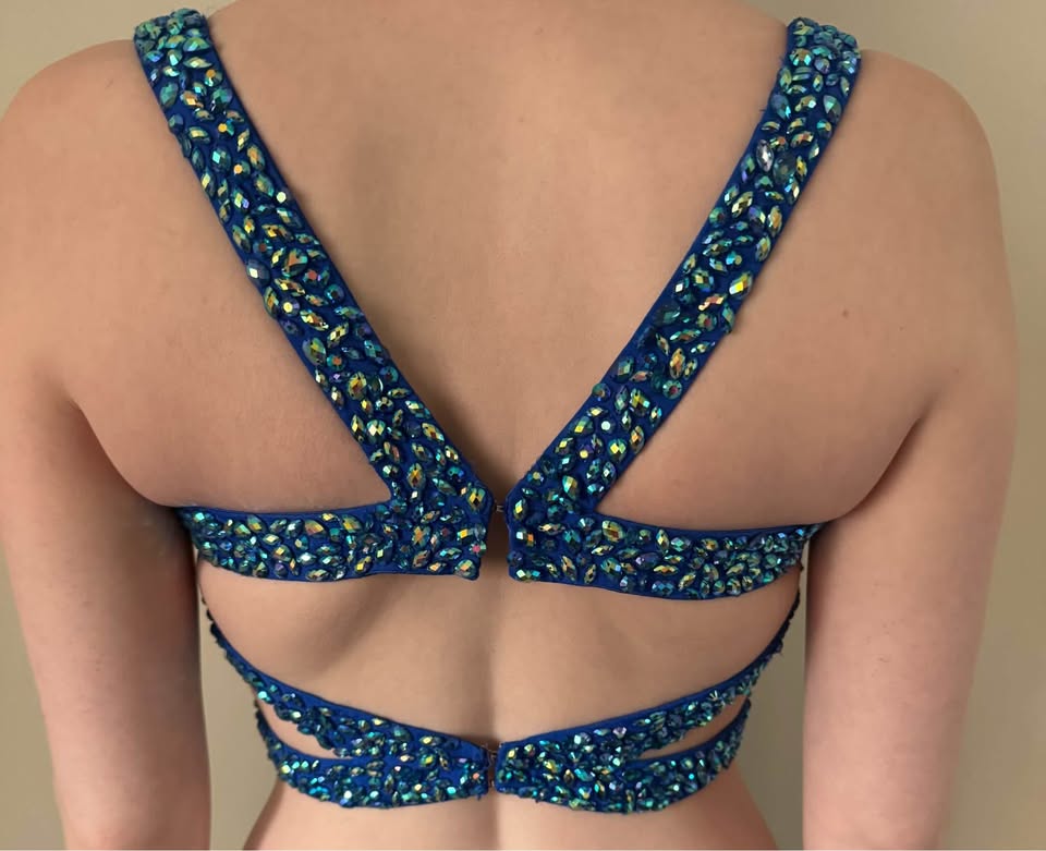 Prom Dress - Royal Blue two piece - photo 3
