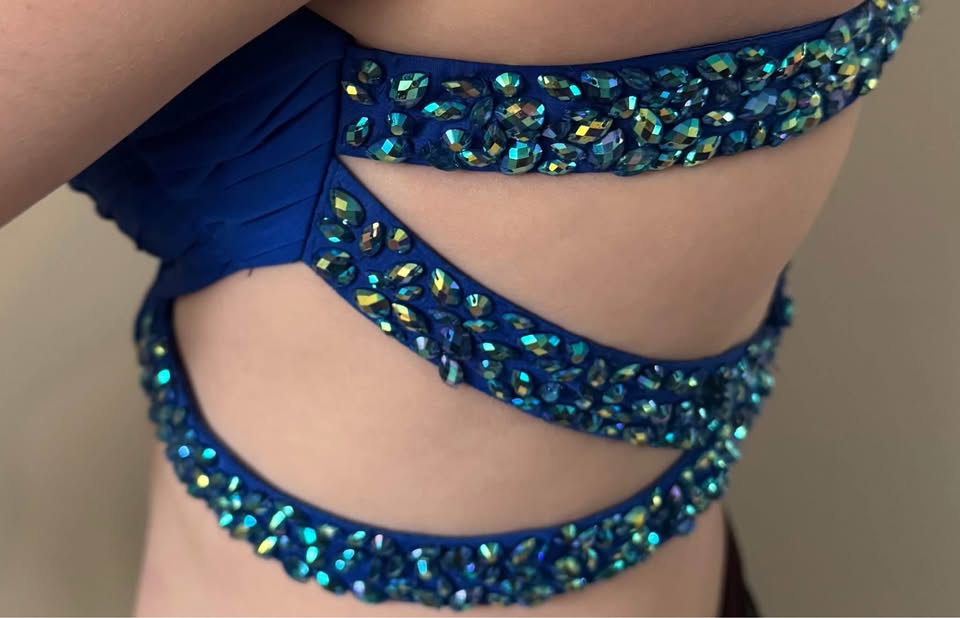 Prom Dress - Royal Blue two piece - photo 4