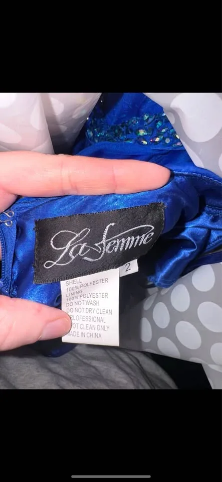 Prom Dress - Royal Blue two piece image indicator(7)