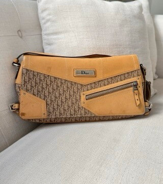 Vintage Dior Street Chic Trotter Shoulder Bag for sale - photo 5