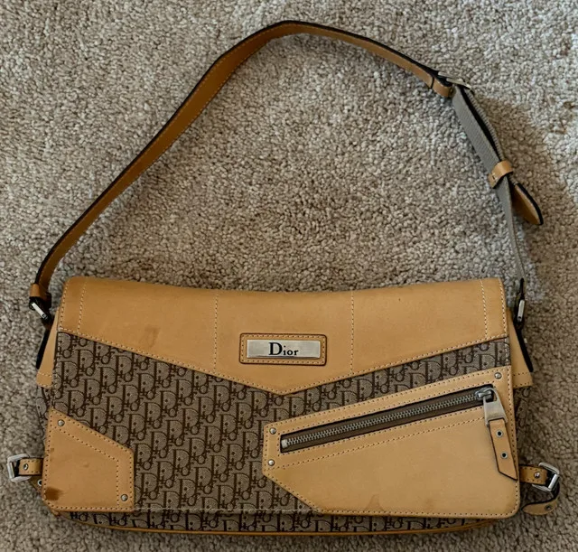 Vintage Dior Street Chic Trotter Shoulder Bag for sale image indicator(7)