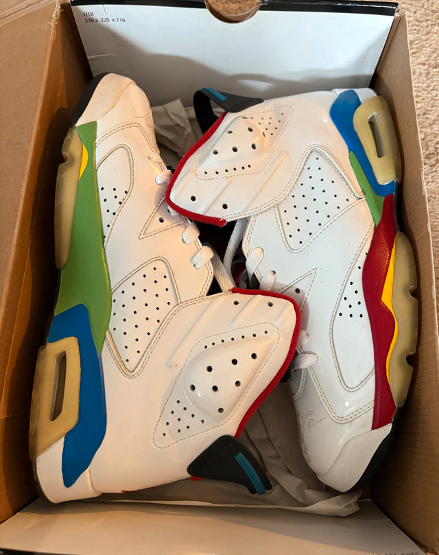 AIR JORDAN RETRO 6 OLYMPIC FLAG BEJING 2008 SIZE 8.5 MENS