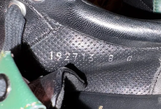 VINTAGE GUCCI ACE STRIPE LOW TOP SNEAKERS MEN SIZE 8 image indicator(3)