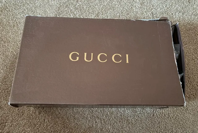 VINTAGE GUCCI SUEDE SNEAKER LOAFERS MEN SIZE 8 image indicator(5)