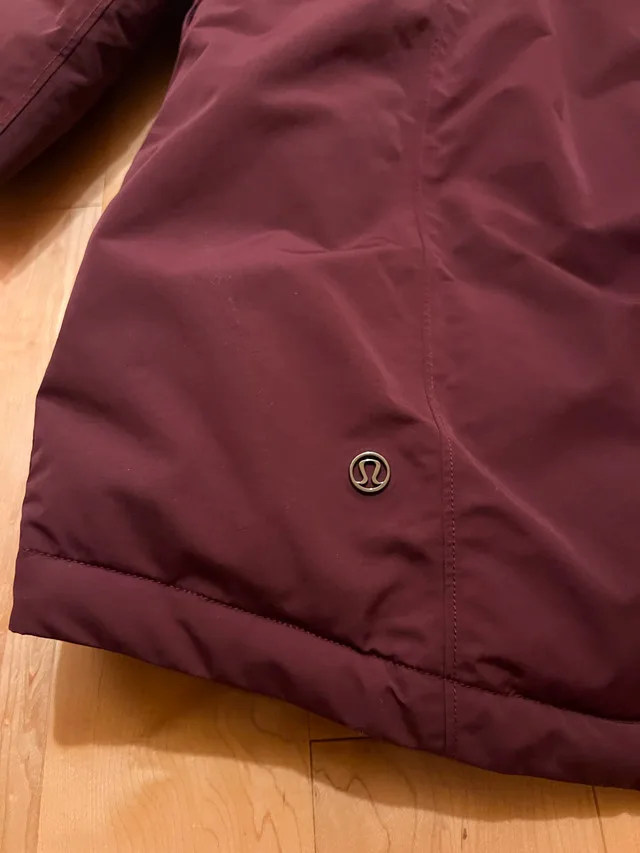 Lululemon Snow Warrior Parka - Burgundy, Size 2 image indicator(4)