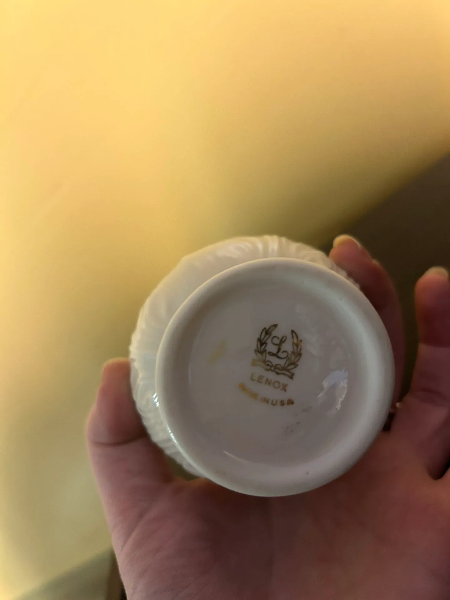 Lenox Ivory Bud Vase with Gold Accents image indicator(3)