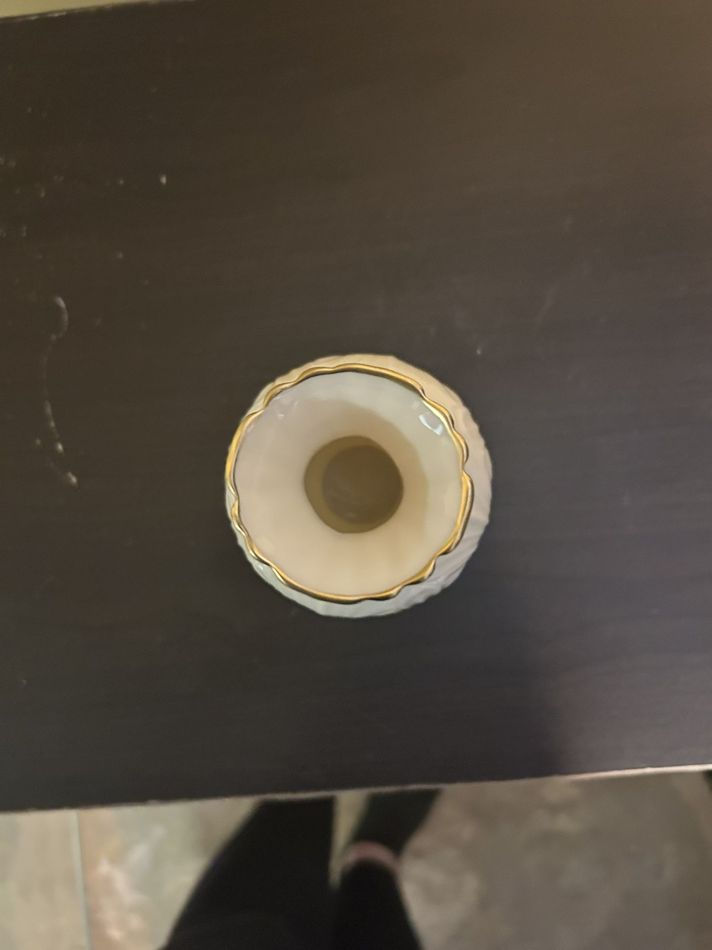 Lenox Ivory Bud Vase with Gold Accents - photo 4