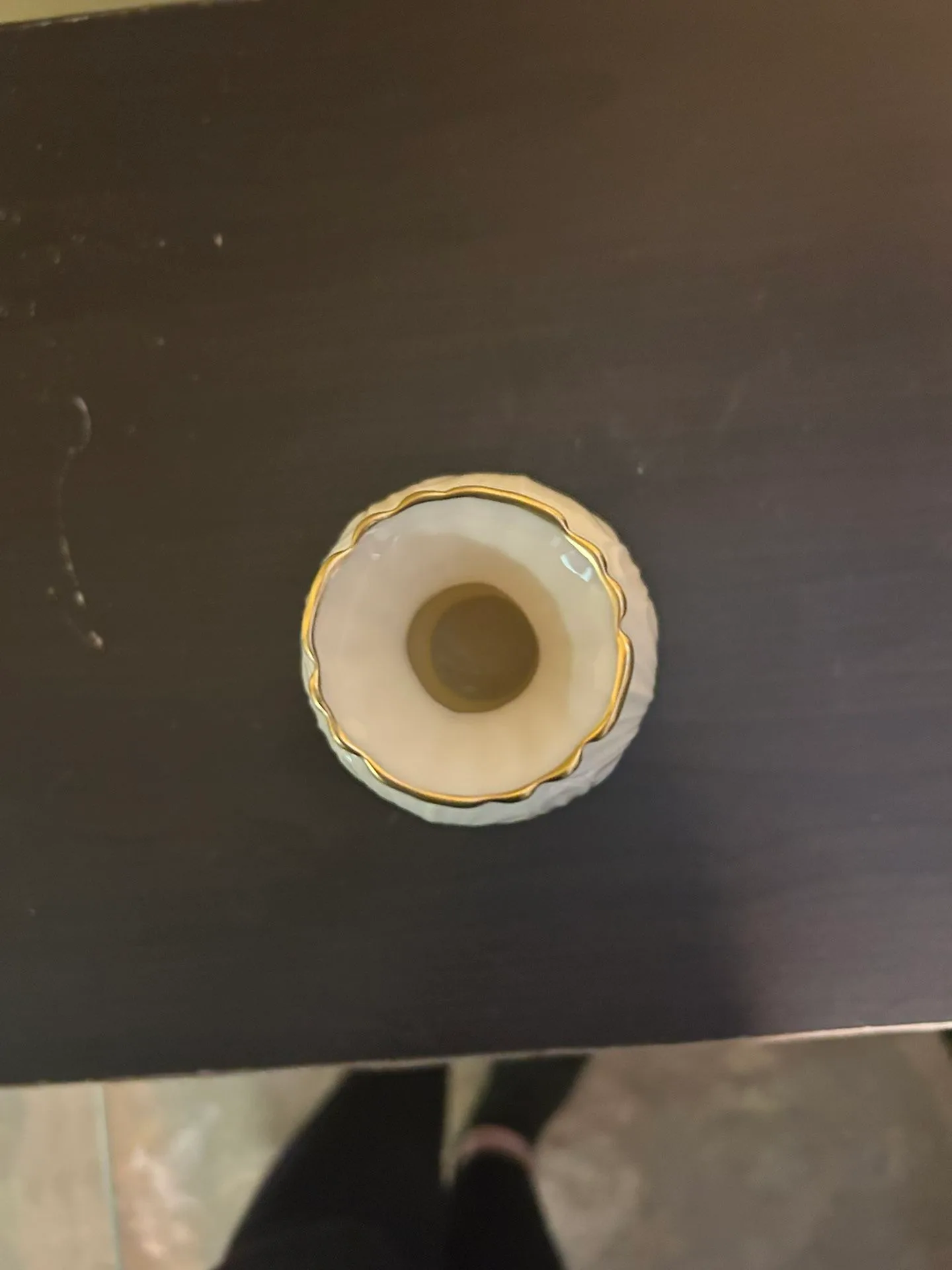 Lenox Ivory Bud Vase with Gold Accents image indicator(4)