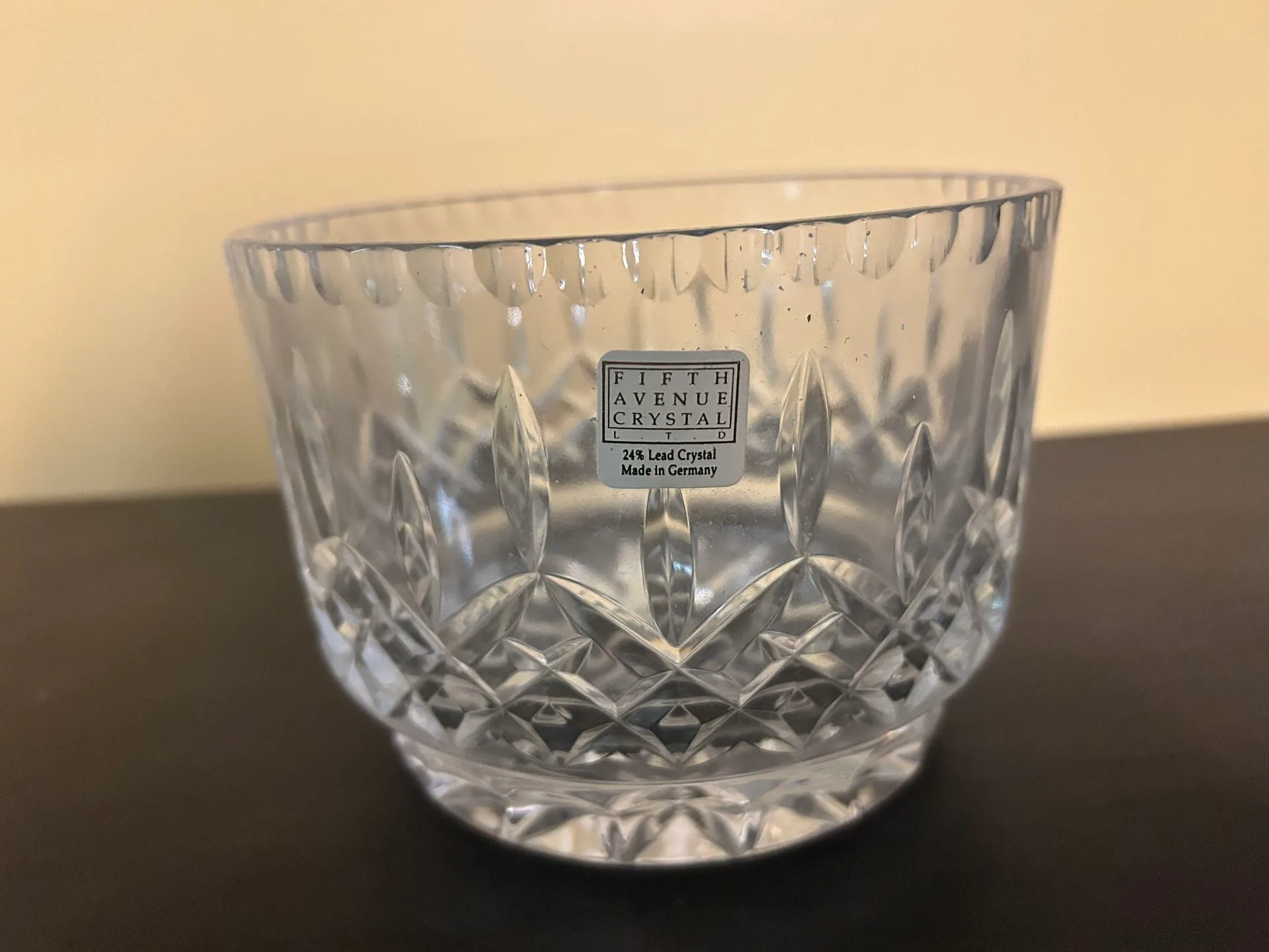 Fifth Avenue Crystal Bowl Made in Germany