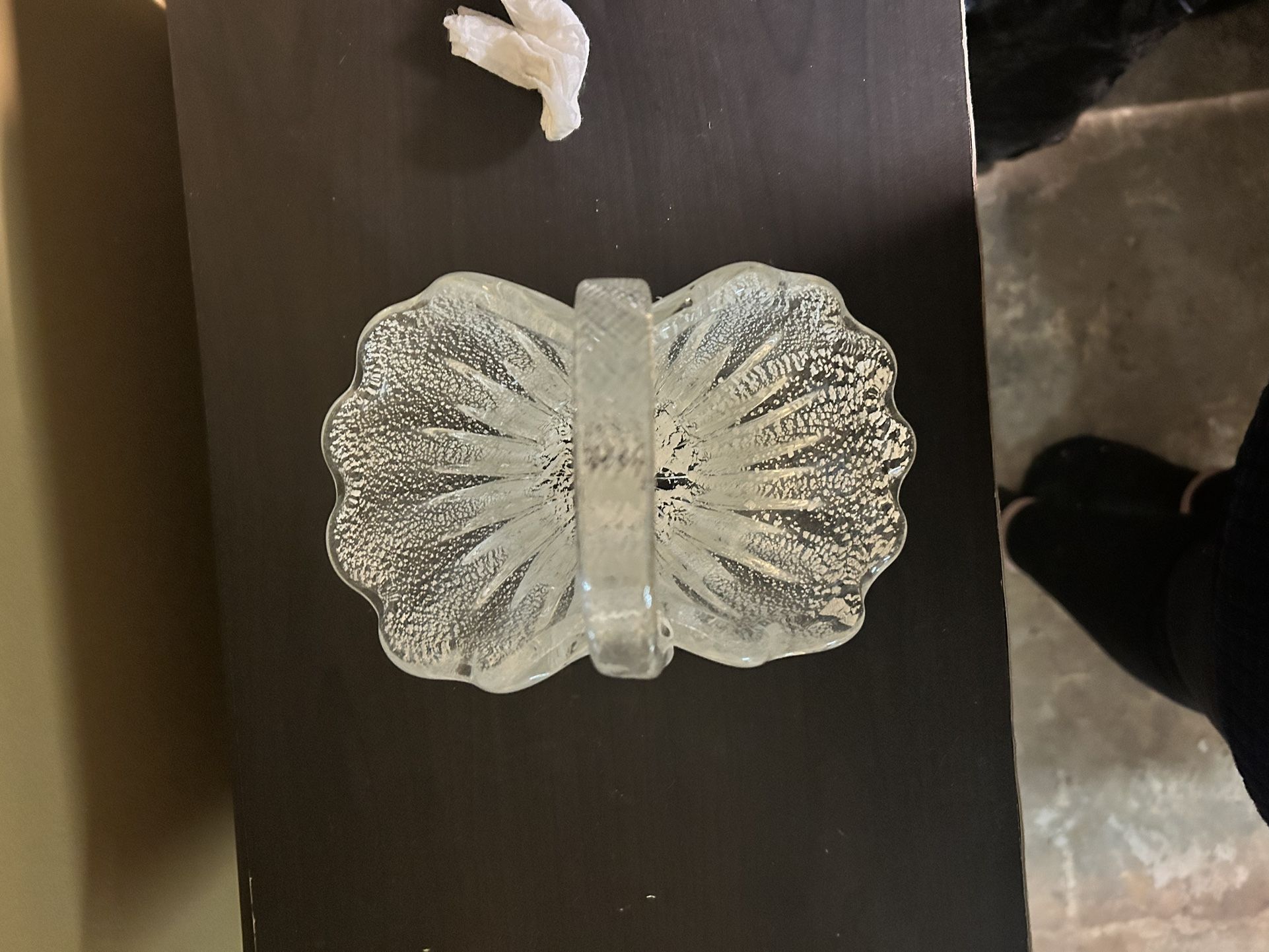 Vintage Mikasa Lasio Glass Basket - photo 3