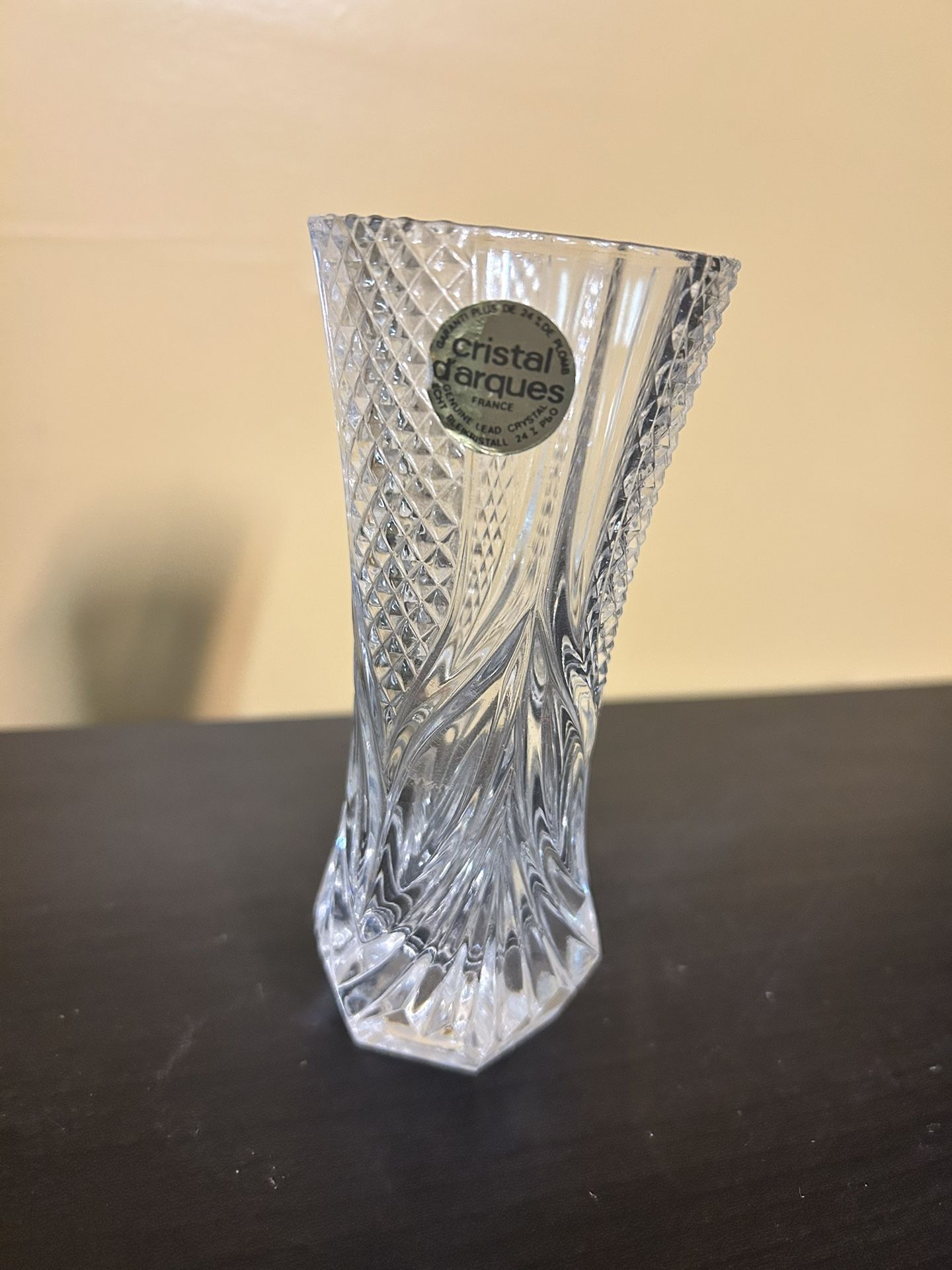 Cristal d'Arques Crystal Vase