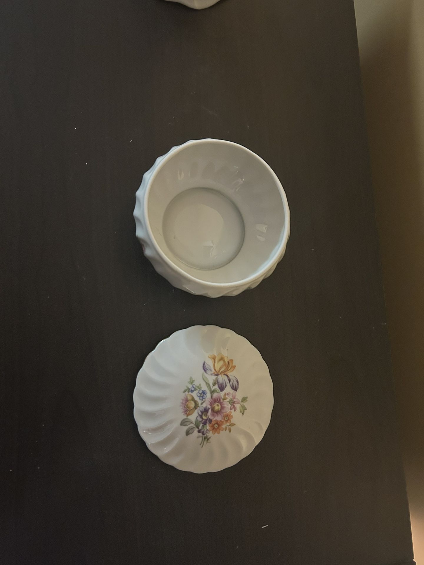 Vintage Floral Trinket Box