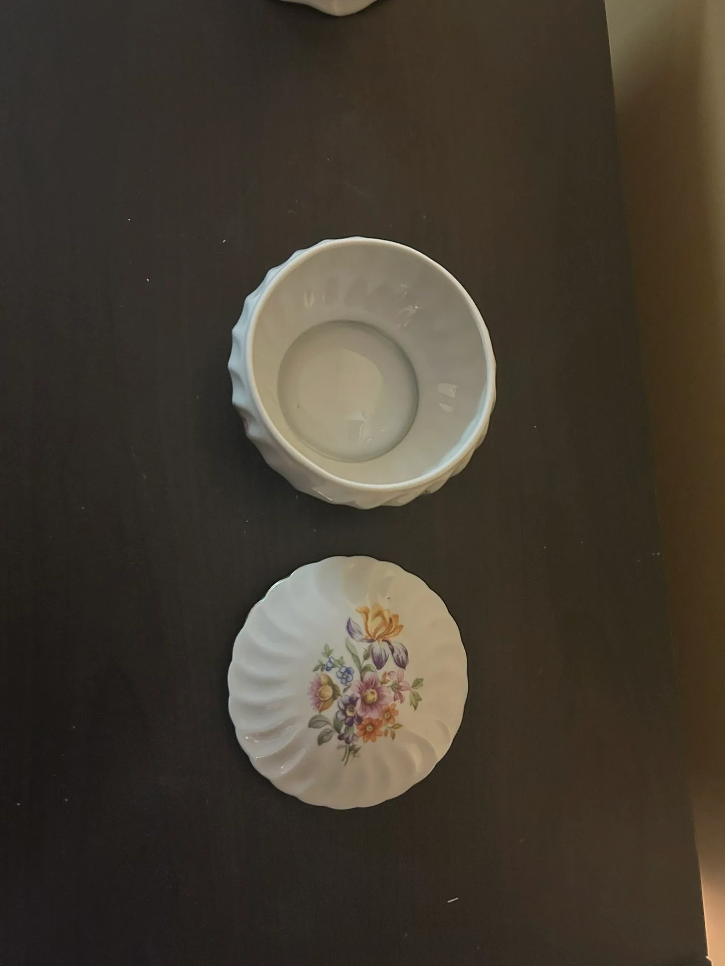 Vintage Floral Trinket Box