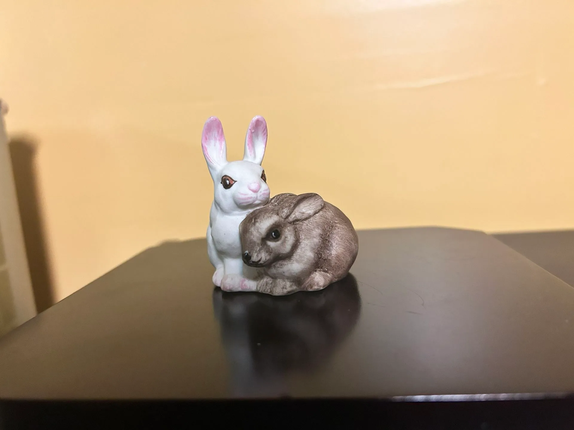 Adorable Bunny Figurine Set