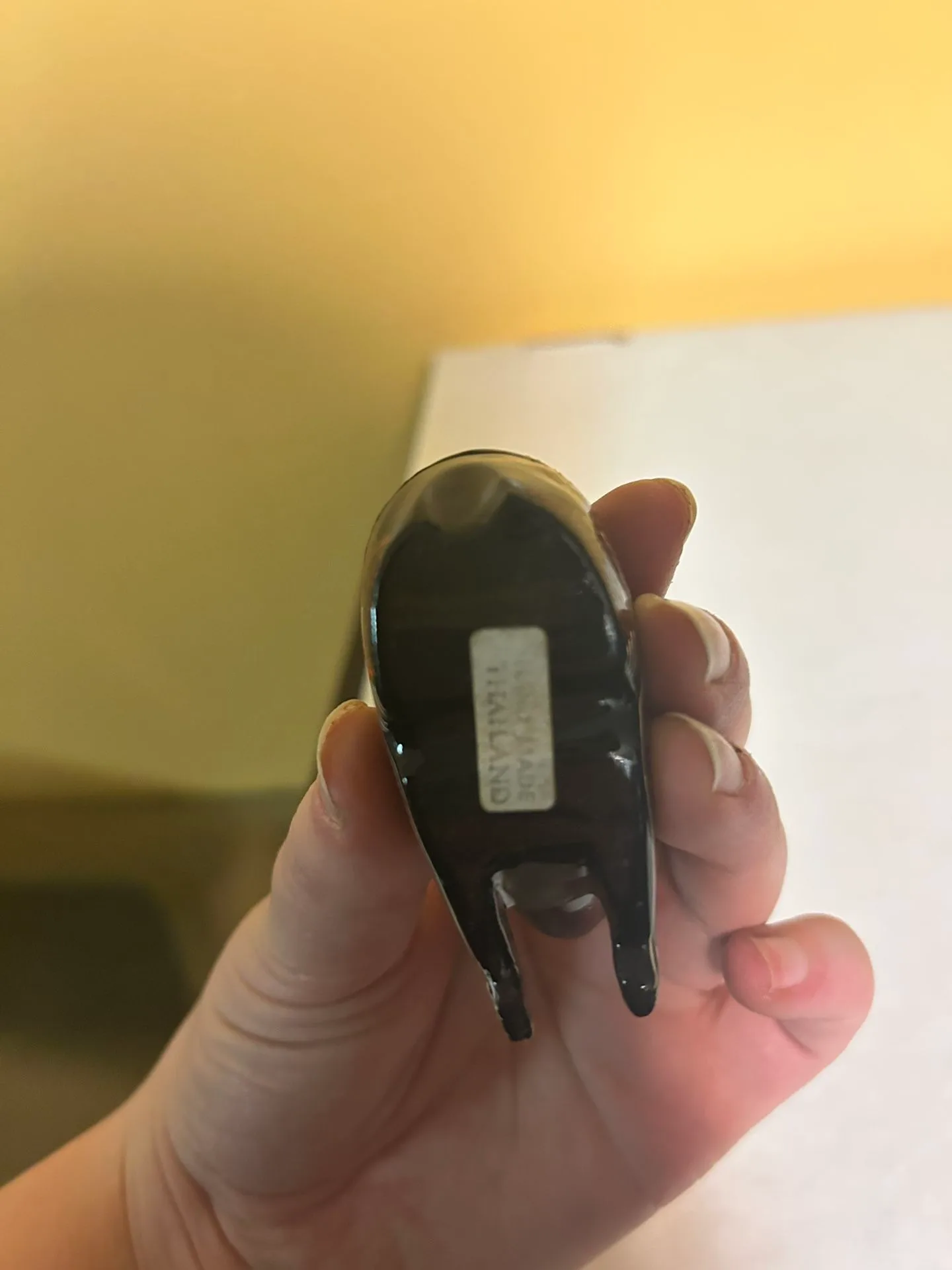 Hand-painted Black Rabbit Trinket Box image indicator(5)