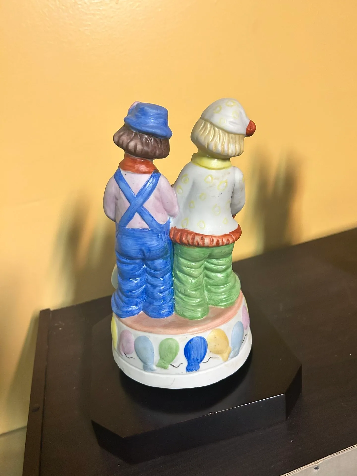 Vintage Porcelain Clown Music Box image indicator(2)