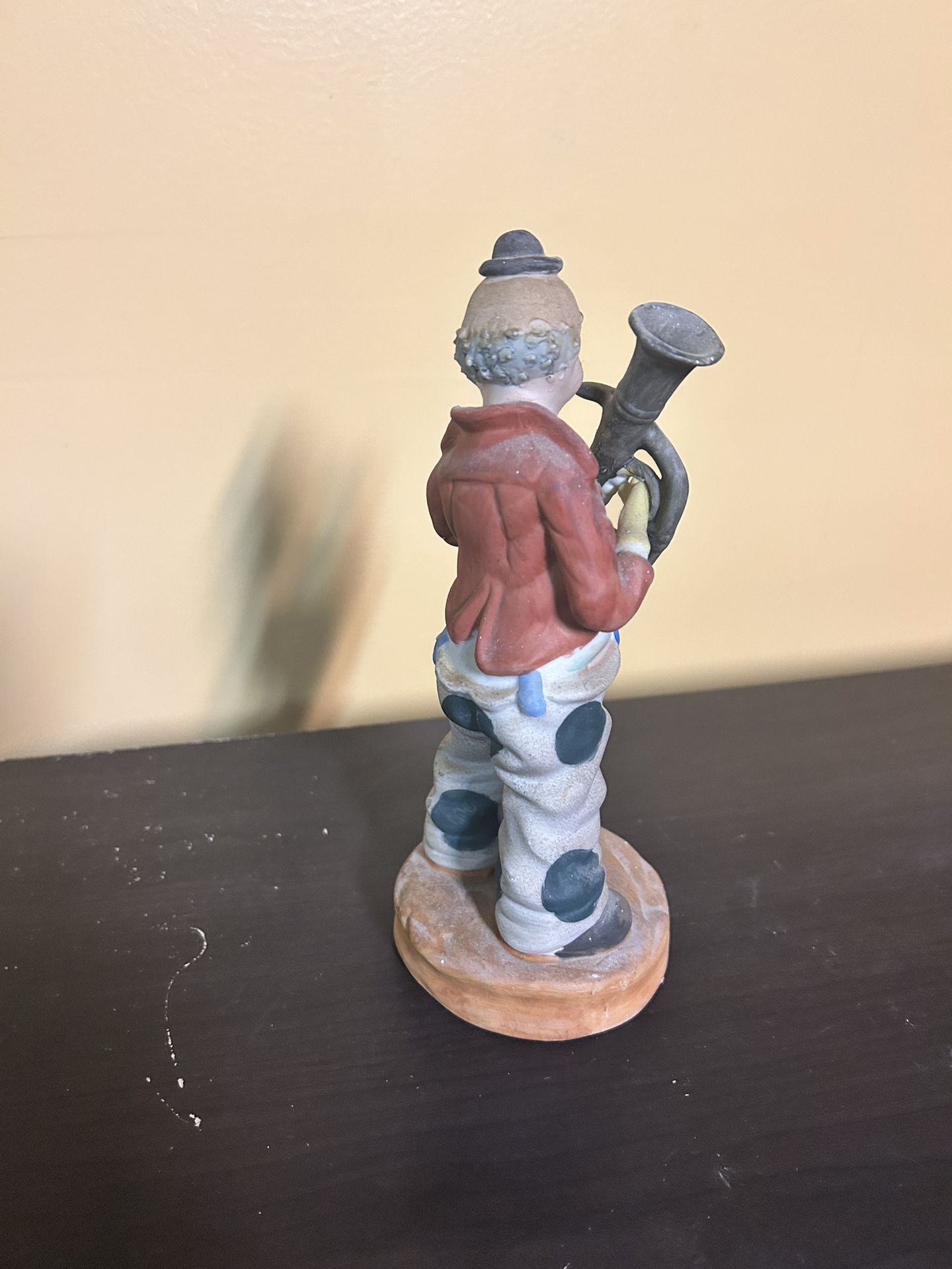 Vintage Porcelain Clown Musician Figurine - photo 2