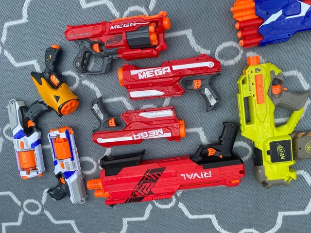 Ultimate NERF Gun Lot – 11 Blasters Total – Great Deal! image indicator(2)