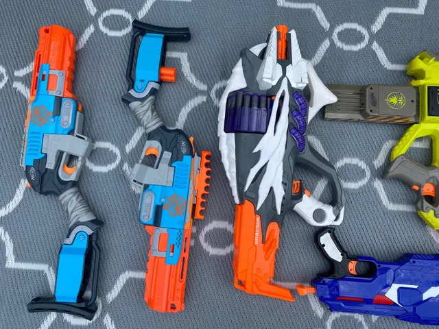 Ultimate NERF Gun Lot – 11 Blasters Total – Great Deal! image indicator(3)