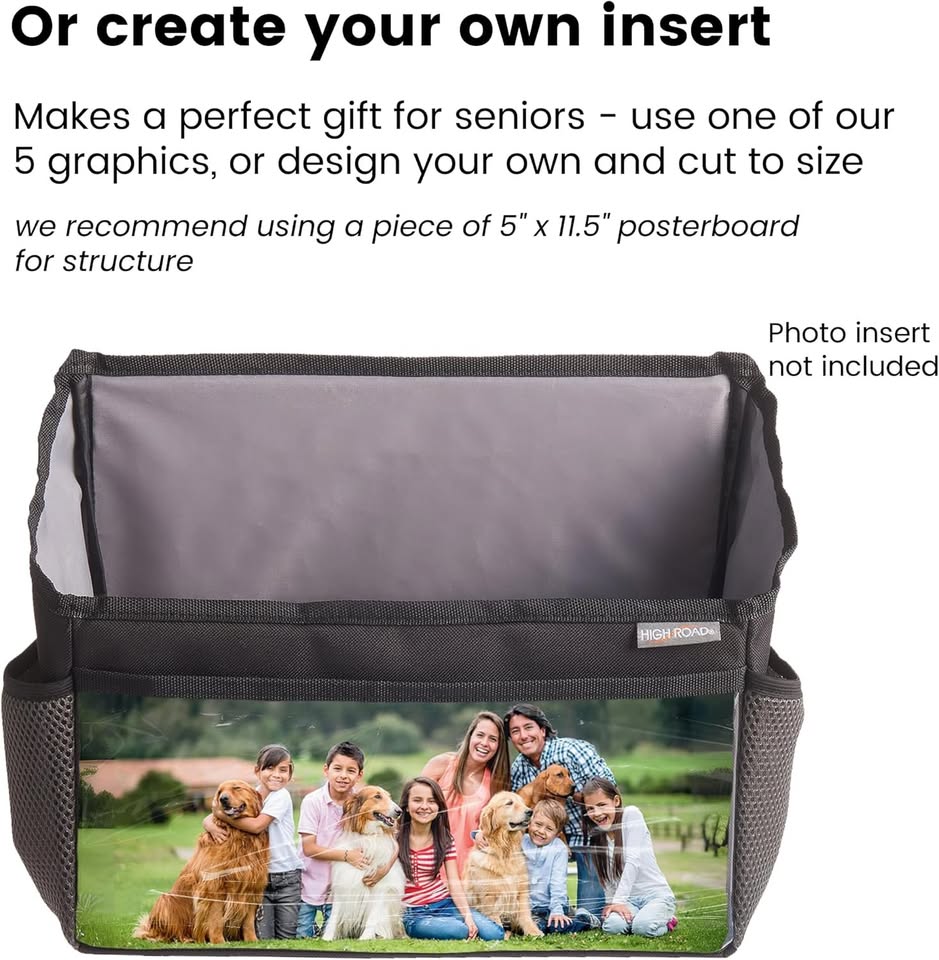 New~Walker Bag With 4 Storage Pockets And 5 Picture Inserts - photo 4