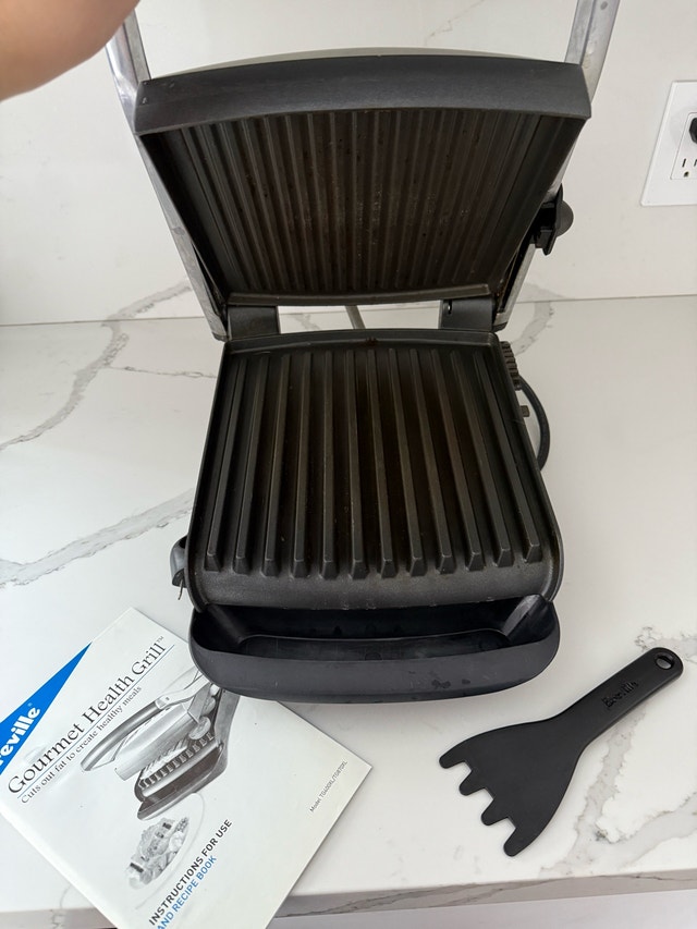 Breville Indoor Grill Panini Sandwich Press - photo 3