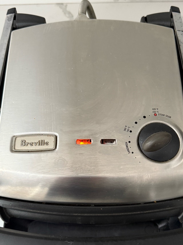 Breville Indoor Grill Panini Sandwich Press - photo 4