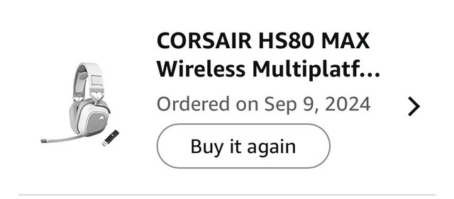 Corsair HS80 Max Wireless Gaming Headset (with stand) - photo 2