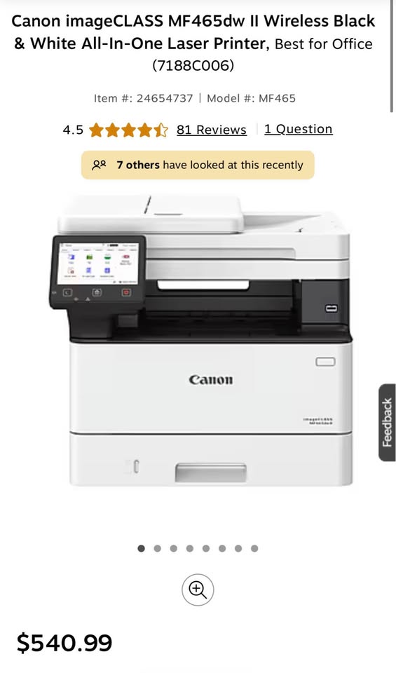 Canon Image class MF465DW II Wireless All In One Printer - photo 4