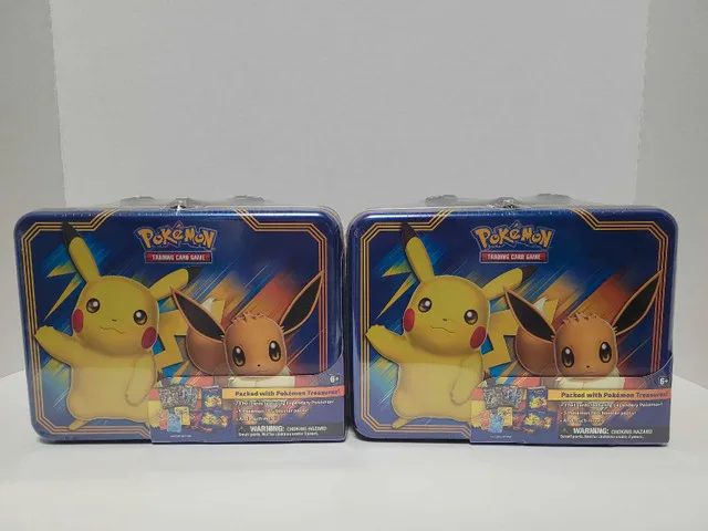 Pokemon treasure chest pikachu eevee TCG lunchbox 2018 release image indicator(4)