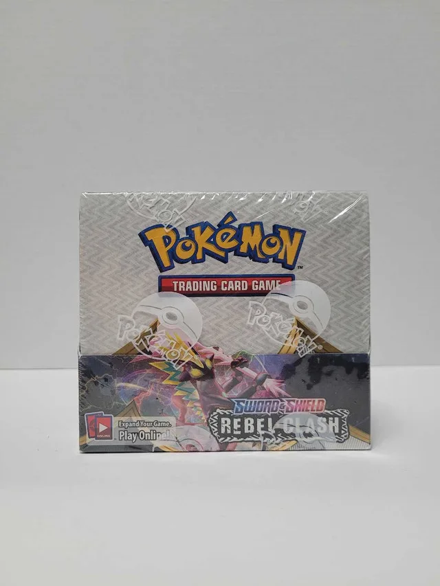POKEMON TCG SWORD & SHIELD REBEL CLASH BOOSTER BOX New Sealed thumbnail