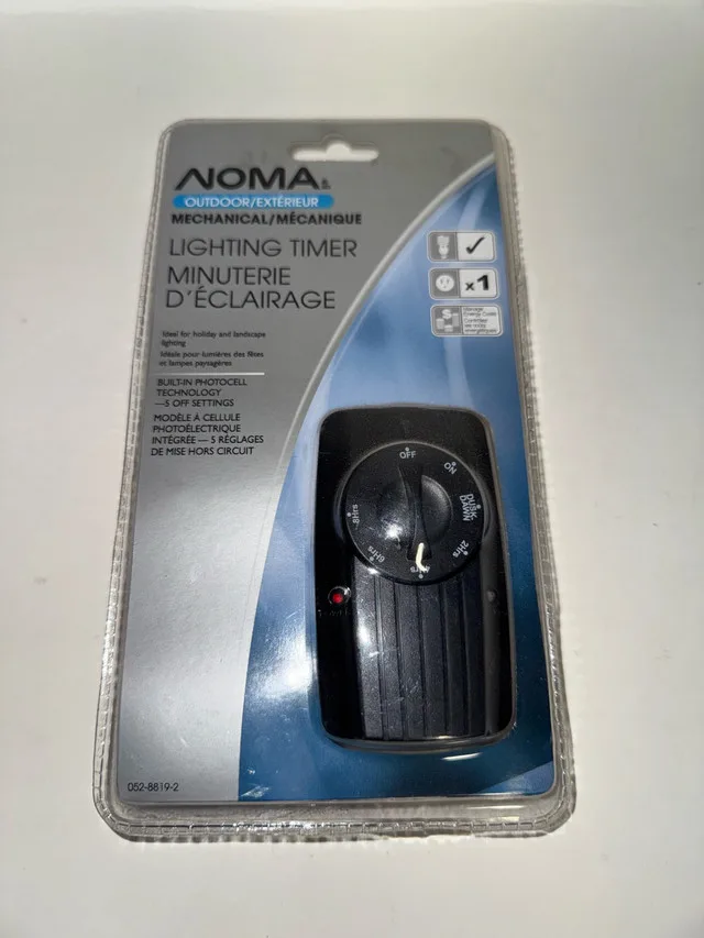 NOMA. OUTDOOR MECHANICAL LIGHTING TIMER thumbnail