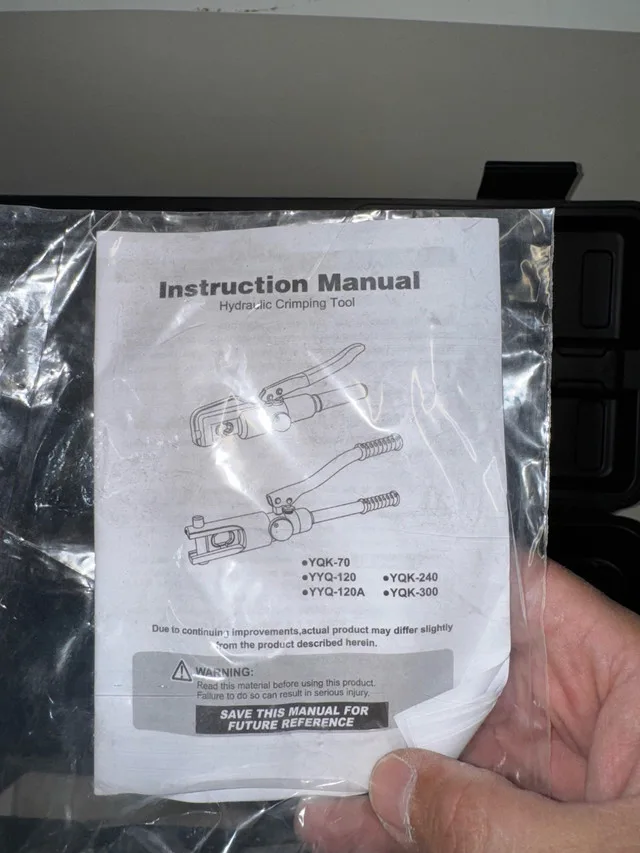 Amzcnc YQK-300 hydraulic crimping tool image indicator(3)