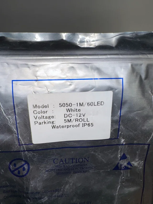 LED strip light with connector warm white 3 meters image indicator(2)