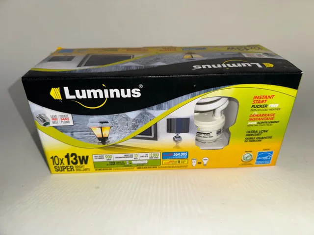 Luminus 13W 3000K Soft White Light Bulbs thumbnail