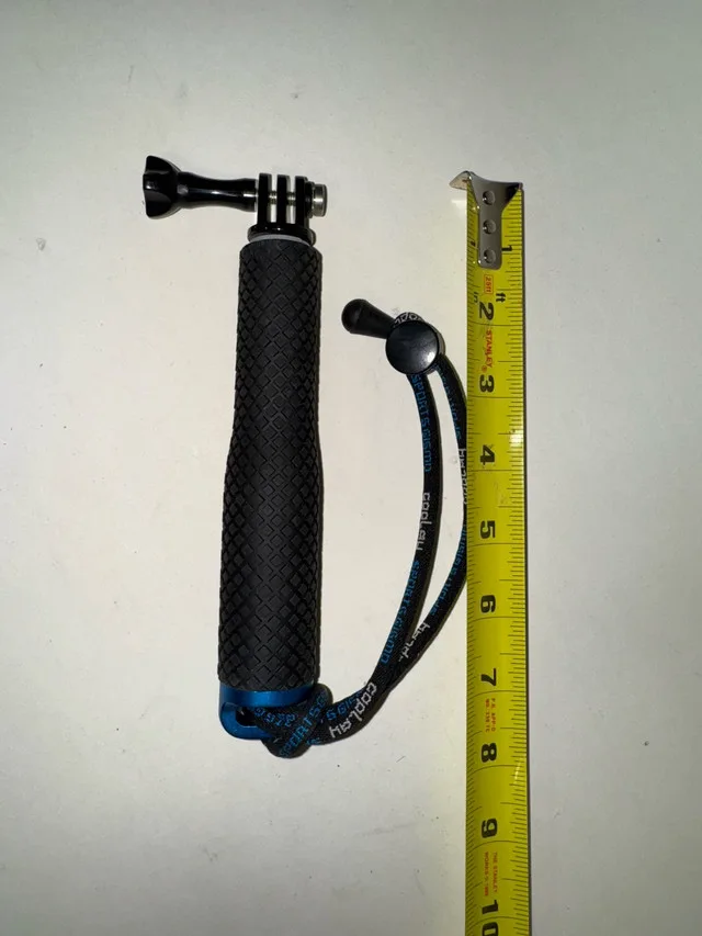 extendable selfie stick for GoPro or other camcorders image indicator(5)